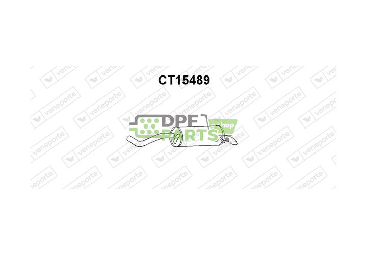 Tlumič CITROËN - 95610188 95632630 95640234