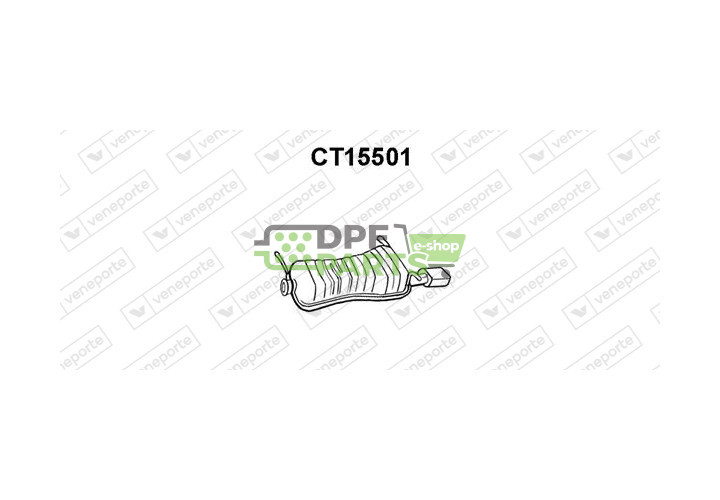 Tlumič CITROËN - 172689 1726R6 1726R7