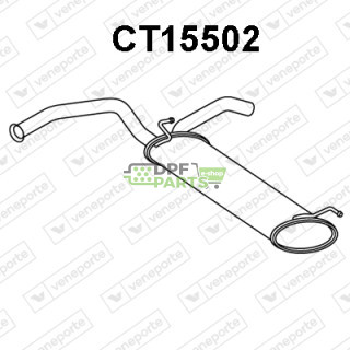 Tlumič CITROËN / PEUGEOT / TOYOTA - 1609205780 1726XY 1726XZ