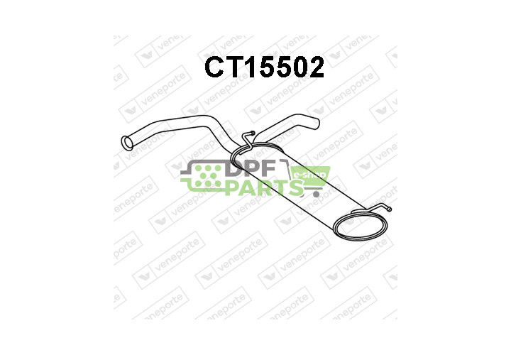 Tlumič CITROËN / PEUGEOT / TOYOTA - 1609205780 1726XY 1726XZ