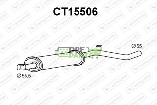 Tlumič CITROËN / FIAT / LANCIA / PEUGEOT - 1717R1 9456201780 