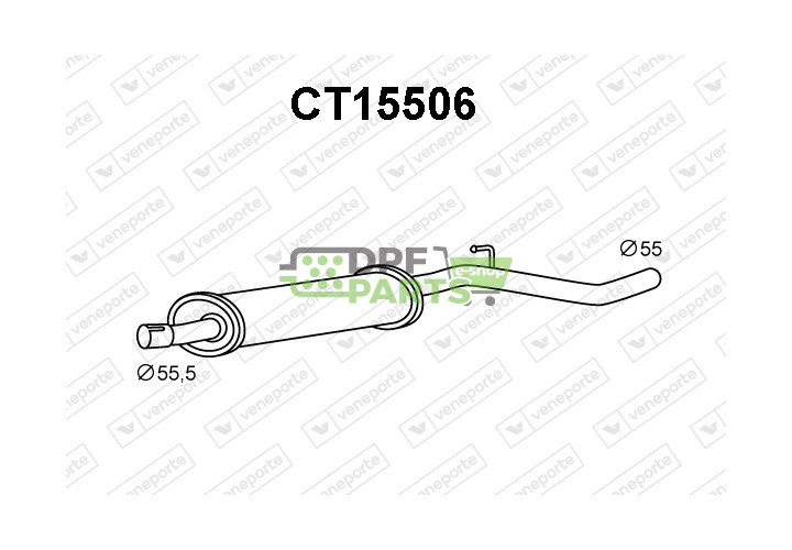 Tlumič CITROËN / FIAT / LANCIA / PEUGEOT - 1717R1 9456201780 