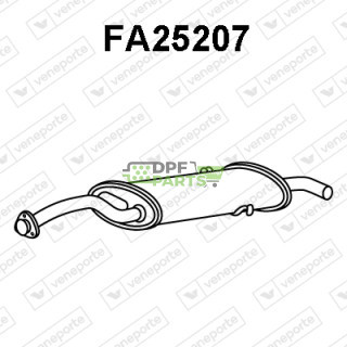 Tlumič výfuku FIAT - 82403461 82462220 