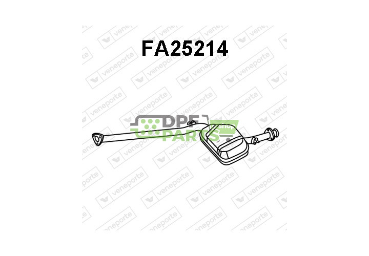 Tlumič výfuku FIAT / LANCIA - 82462050 82478179 