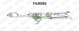 Tlumič výfuku FIAT - 46445395  