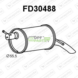 Tlumič FORD / SEAT / VOLKSWAGEN - 1002561 1013502 1013503