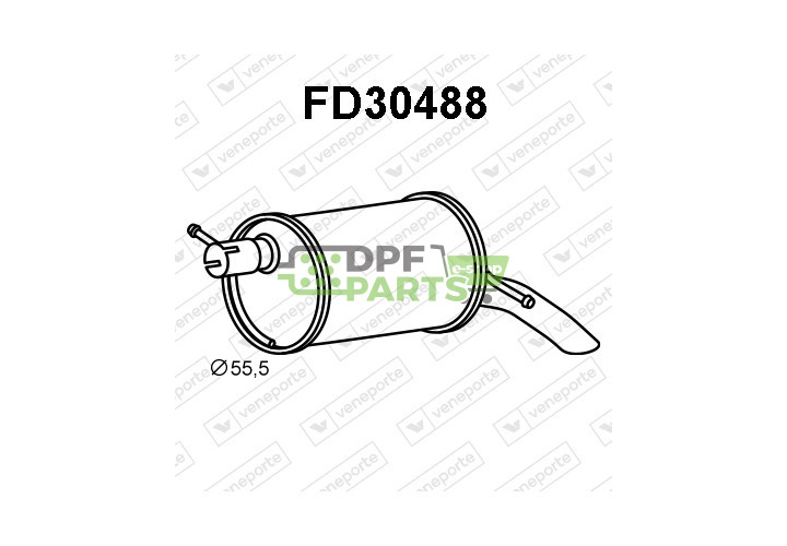 Tlumič FORD / SEAT / VOLKSWAGEN - 1002561 1013502 1013503