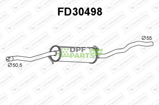 Tlumič FORD / SEAT / VOLKSWAGEN - 1015985 1087575 1114309