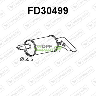 Tlumič FORD / SEAT / VOLKSWAGEN - 1013504 1015984 1029673