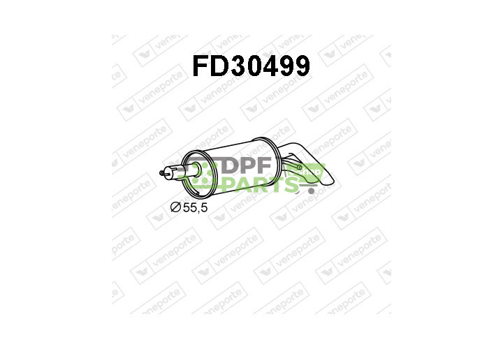 Tlumič FORD / SEAT / VOLKSWAGEN - 1013504 1015984 1029673