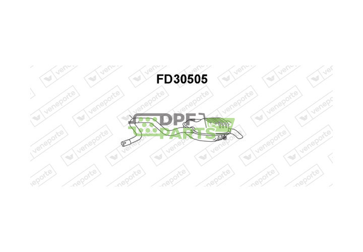 Tlumič FORD - 1010854 1011127 6935295