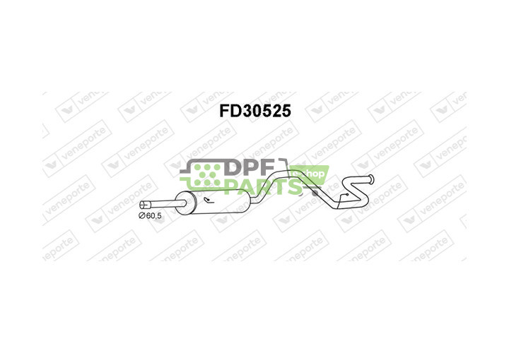 Tlumič FORD - 1026430 1031217 1031219
