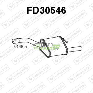 Tlumič FORD - 1065250 1121652 1230839