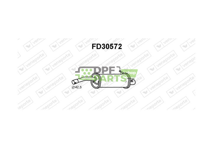 Tlumič FORD / MAZDA - 1140460 1146864 1151164