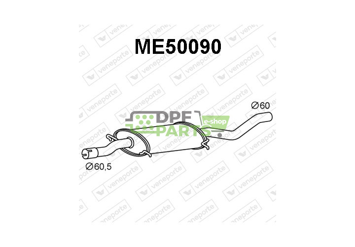 Tlumič MERCEDES - 6394902681  