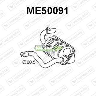 Tlumič MERCEDES - 6394903781 6394907781 