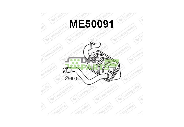 Tlumič MERCEDES - 6394903781 6394907781 