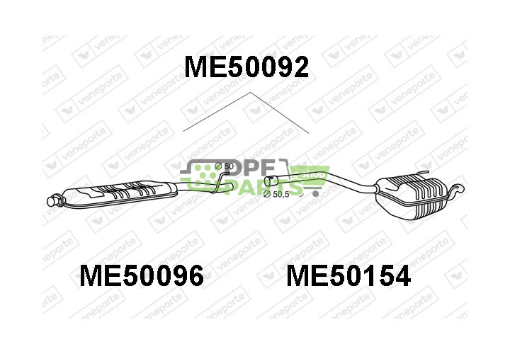 Tlumič MERCEDES - 2024902721  