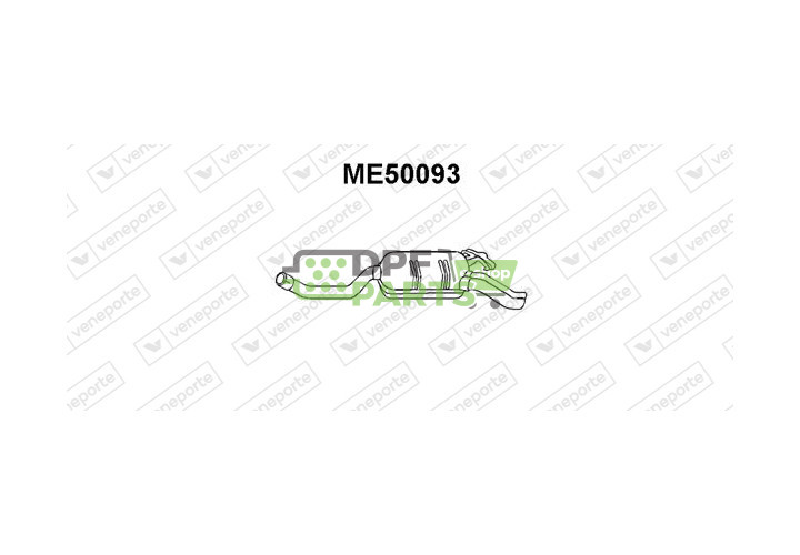 Tlumič MERCEDES - 1244901315 1244919201 
