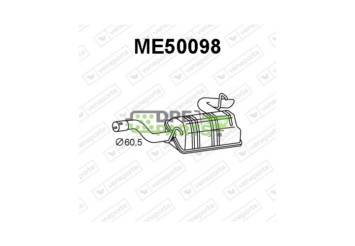 Tlumič MERCEDES - 6394903881  