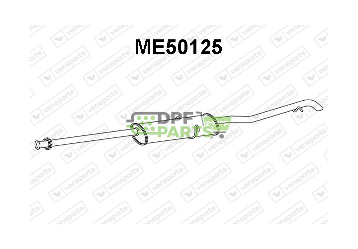 Tlumič MERCEDES - 1684900721 1684901221 1684901521