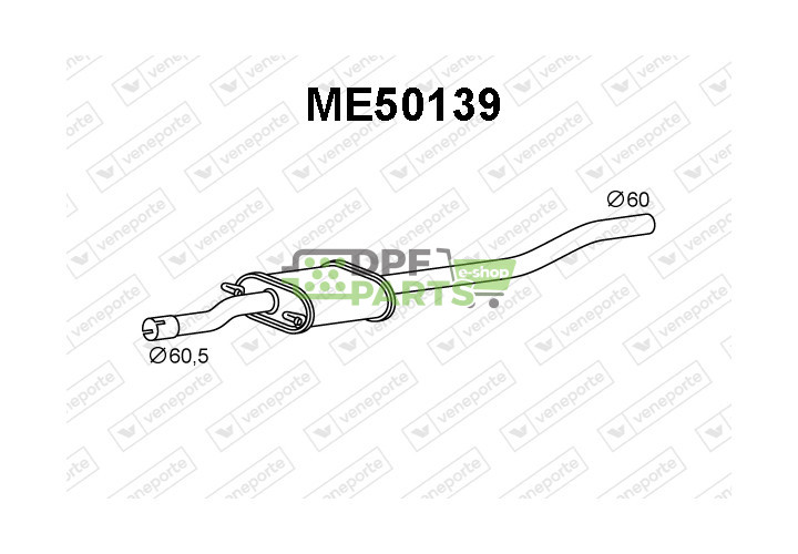 Tlumič MERCEDES - 6394904881  