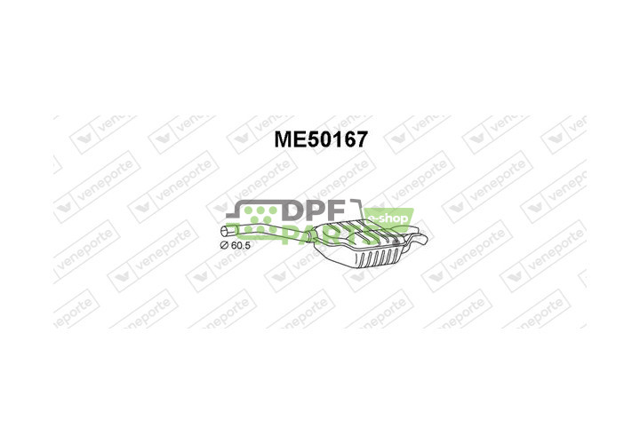 Tlumič MERCEDES - 2024900515 2024901521 2024903221