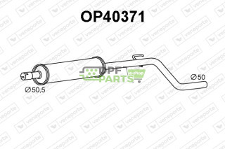 Tlumič OPEL / VAUXHALL - 852580-S.F 95507077-S.F 