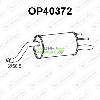 Tlumič OPEL / VAUXHALL - 852583 95507082 