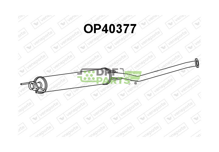 Tlumič OPEL / VAUXHALL - 24422463 5852339 5852882