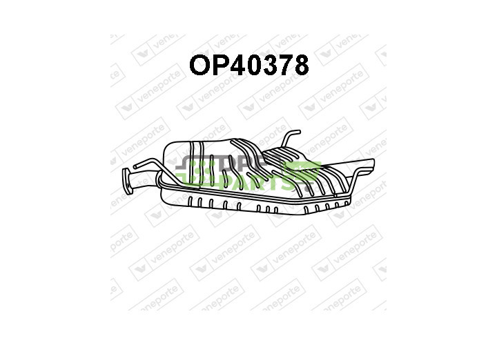 Tlumič OPEL / VAUXHALL - 24418548 24422469 5852120