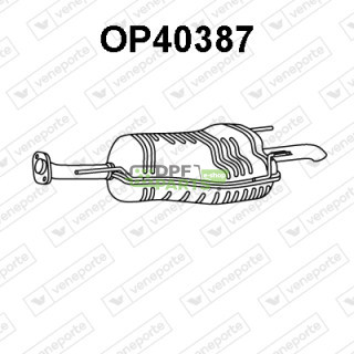 Tlumič OPEL / VAUXHALL - 13183203 24423011 5852053