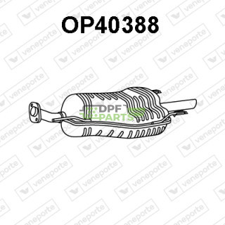 Tlumič OPEL / VAUXHALL - 13149494 13149495 13179789