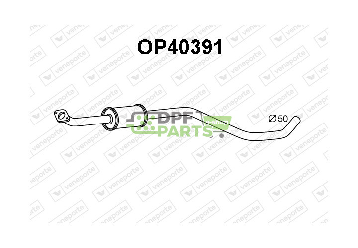 Tlumič OPEL / VAUXHALL - 13408202 854592 