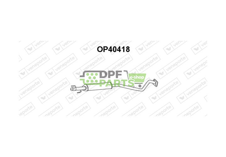 Tlumič OPEL / VAUXHALL - 5852063 5852112 