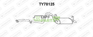 Tlumič TOYOTA - 1743026640