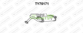 Tlumič TOYOTA - 174300D140 1743022240 1743022420