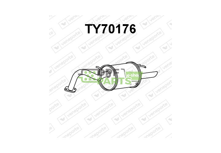 Tlumič TOYOTA - 174300Q020 174300Q050 174300Q070