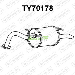 Tlumič TOYOTA - 174300J030