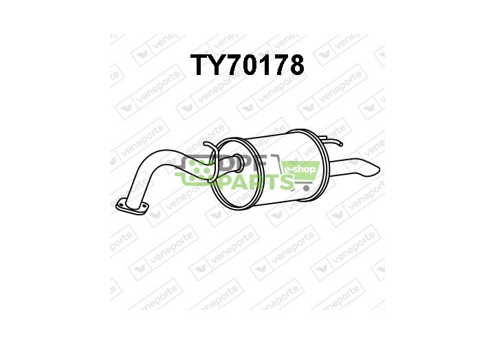 Tlumič TOYOTA - 174300J030