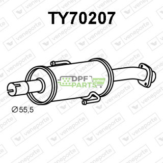 Tlumič LEXUS / TOYOTA - 174100T510 1741037520
