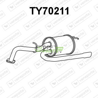 Tlumič TOYOTA - 174300Y010