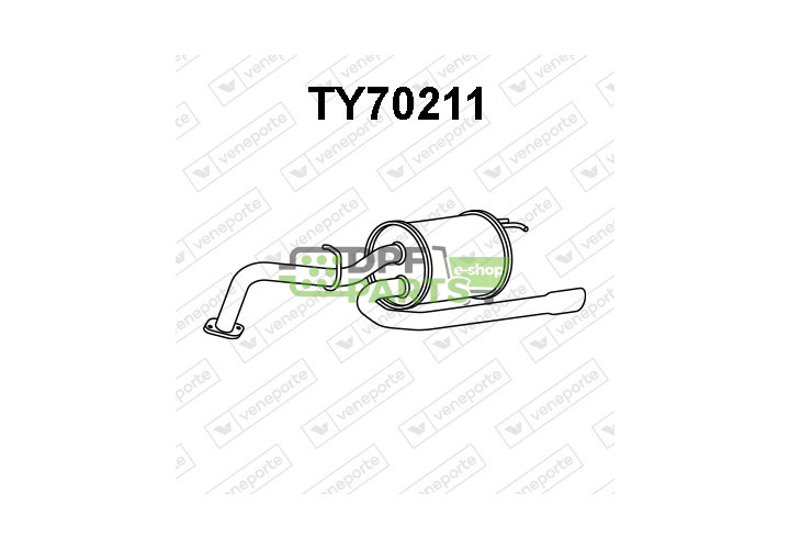 Tlumič TOYOTA - 174300Y010
