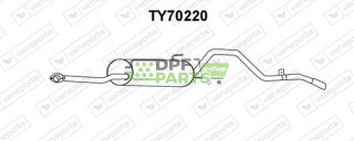 Tlumič TOYOTA - 1743072060 1743072150 1743072240