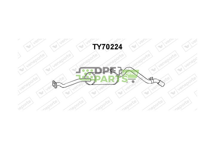 Tlumič TOYOTA - 1743054350 1743054860 17430YZZ6A