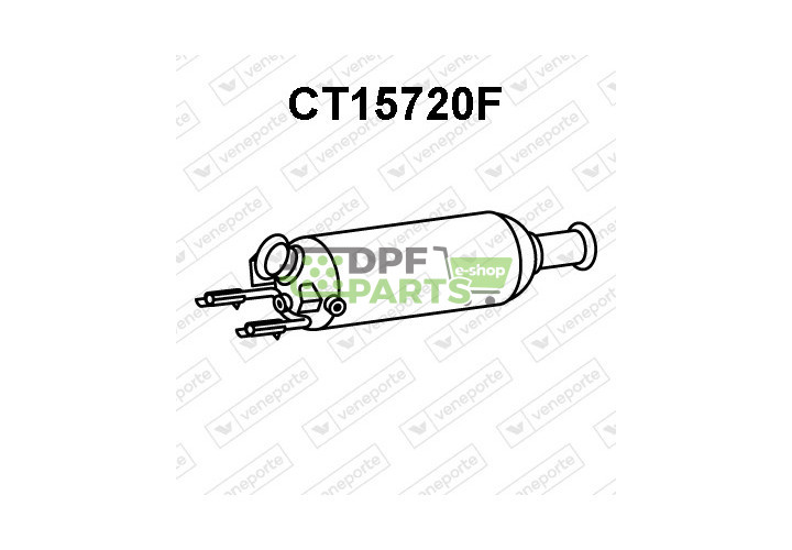 Filtry cząstek stałych DPF CITROËN / MITSUBISHI / PEUGEOT - 1583A016 1583A083 1731QK