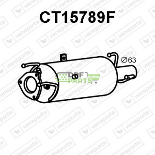 Filtry pevných částic DPF CITROËN / FIAT / PEUGEOT - 1356537080 1360271080 1367601080