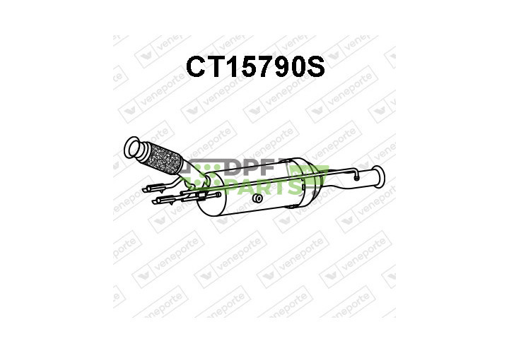 Filtry pevných částic DPF CITROËN / DS / PEUGEOT - 1606426880 1606855580 1608523980