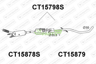 Filtry pevných částic DPF CITROËN / PEUGEOT - 1606411080 1606601480 1608405380
