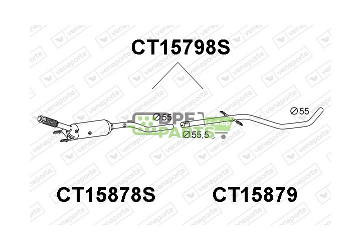 Filtry pevných částic DPF CITROËN / PEUGEOT - 1606411080 1606601480 1608405380